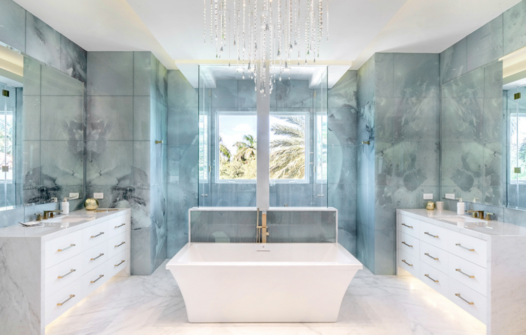 12 Custom Bathroom Shower Ideas For, Large Format Glass Tile