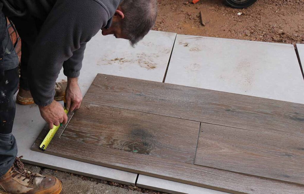 how to lay patio slabs