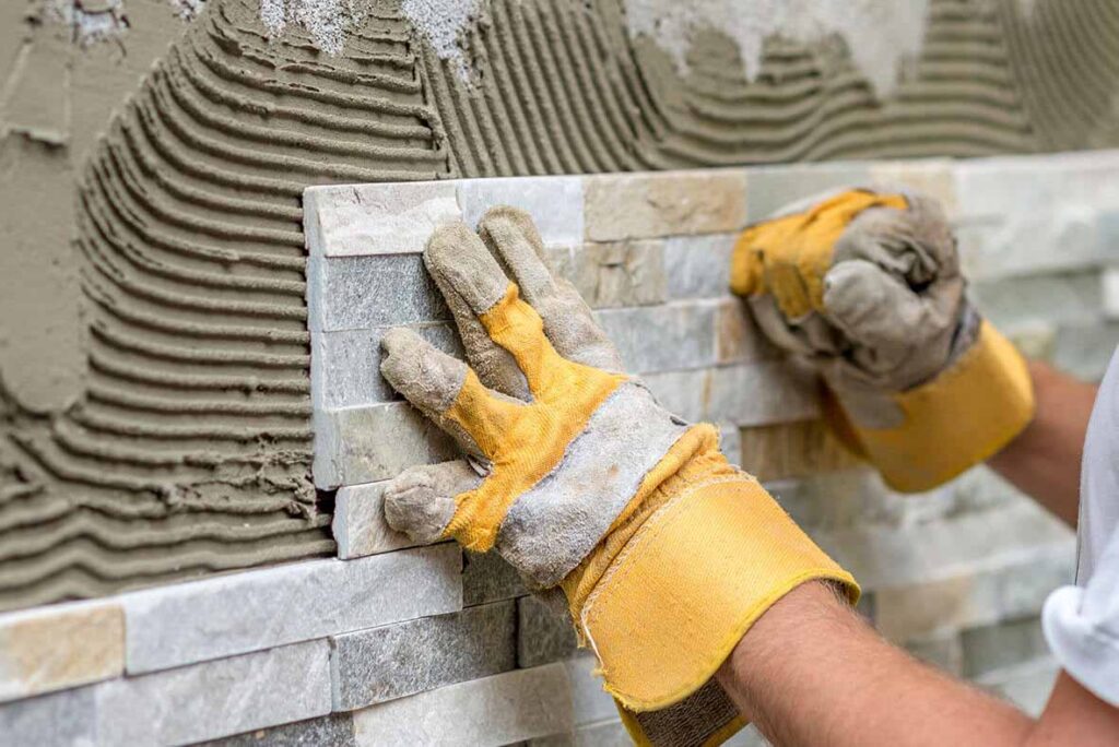 how to tile a kitchen wall