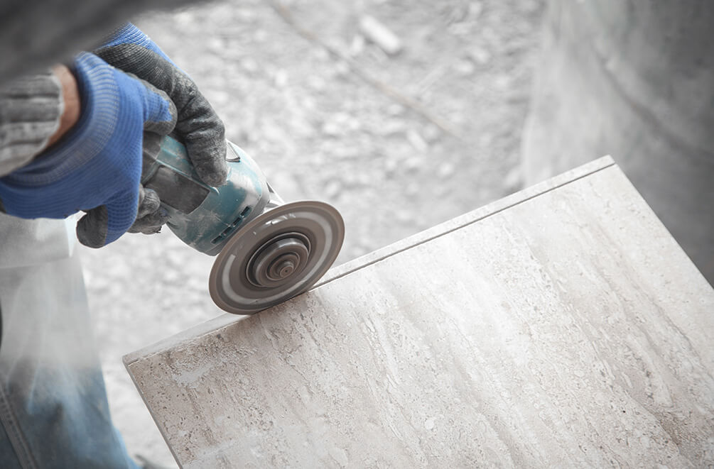 how to cut floor tiles