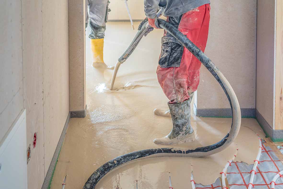 Anhydrite screed