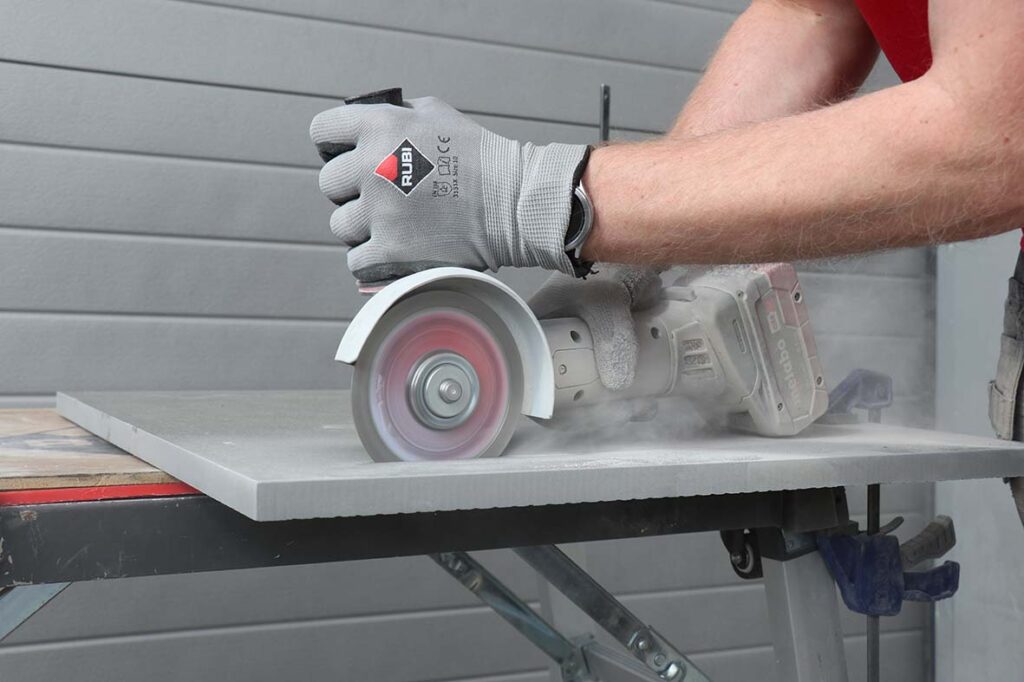 cutting 20mm porcelain tiles