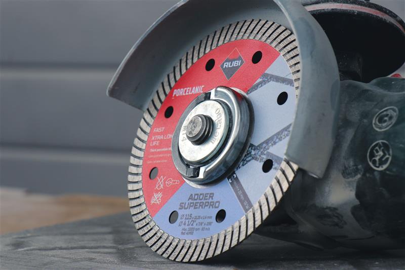 RUBI Adder blade in use