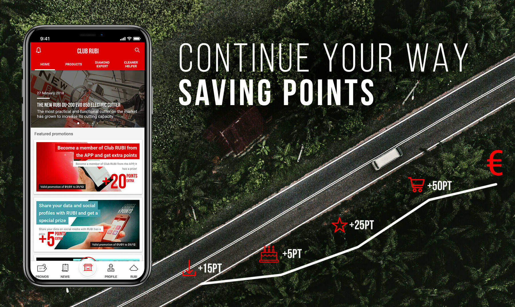 The new CLUB RUBI APP is the ideal tool for all ceramic and construction professionals 