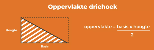 tegels berekenen driehoek