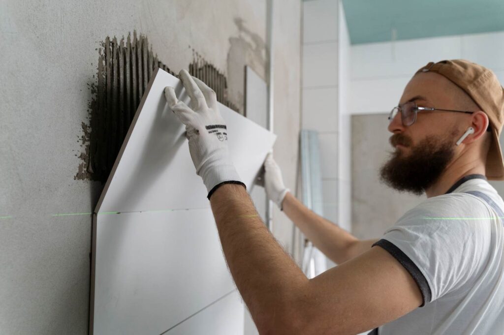 carrelage, peinture ou résine