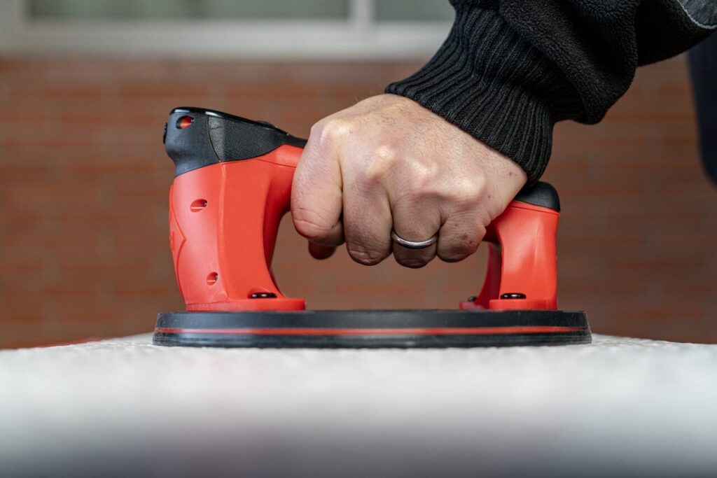 close up ventouse carrelage Rubi