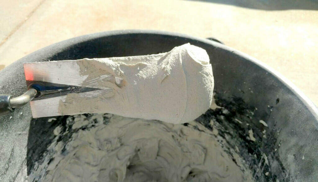 stucco sabbiato vs non sabbiato