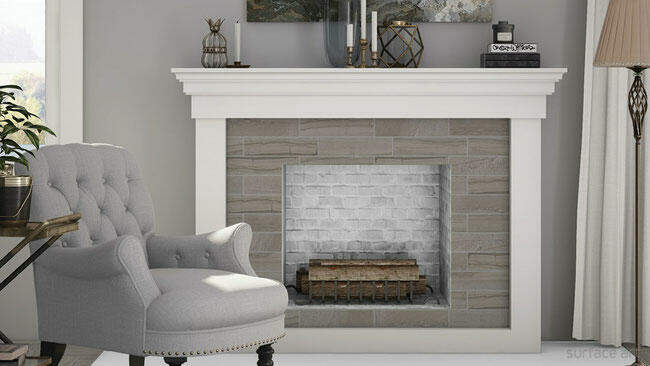Diy Projects Tiling A Fireplace Like, What Kind Of Tile Can You Use Inside A Fireplace