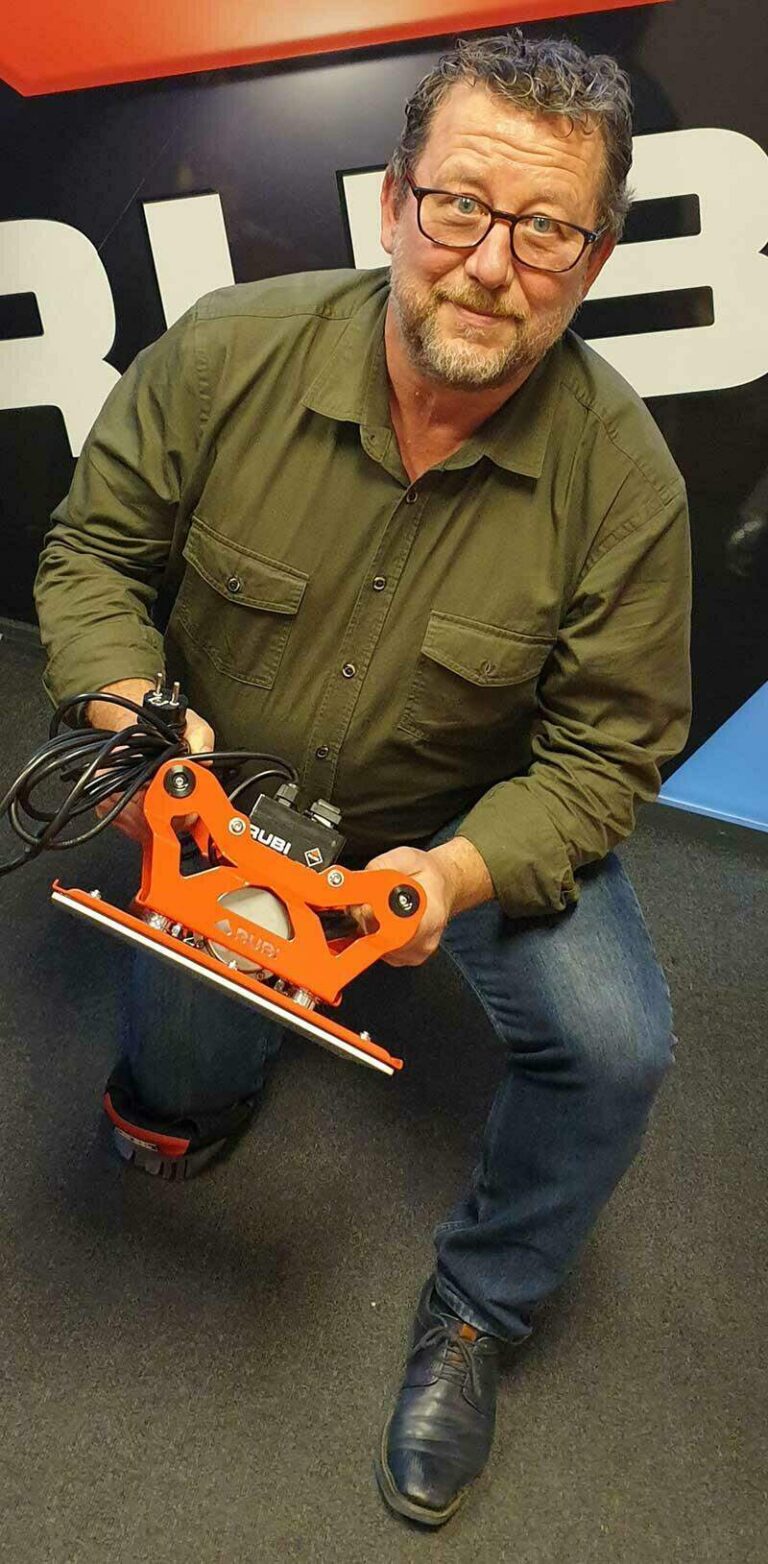 Bert is één van de initiatiefnemers geweest bij de ontwikkeling van de RUBI TRILLER.
