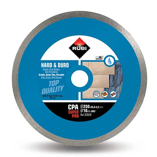 diamantzagen met het CPA diamantzaagblad
