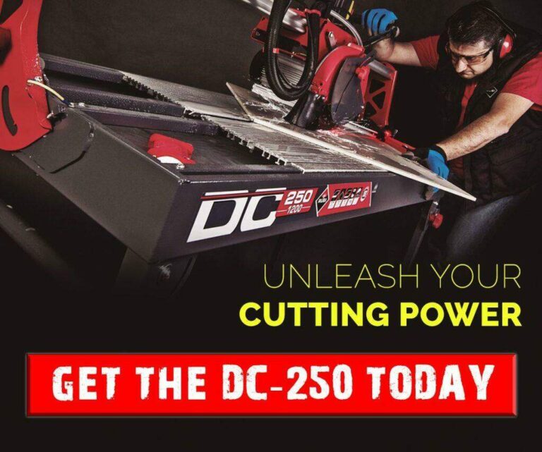 What is the best tile saw? Why the RUBI DC250 is the pro’s choice