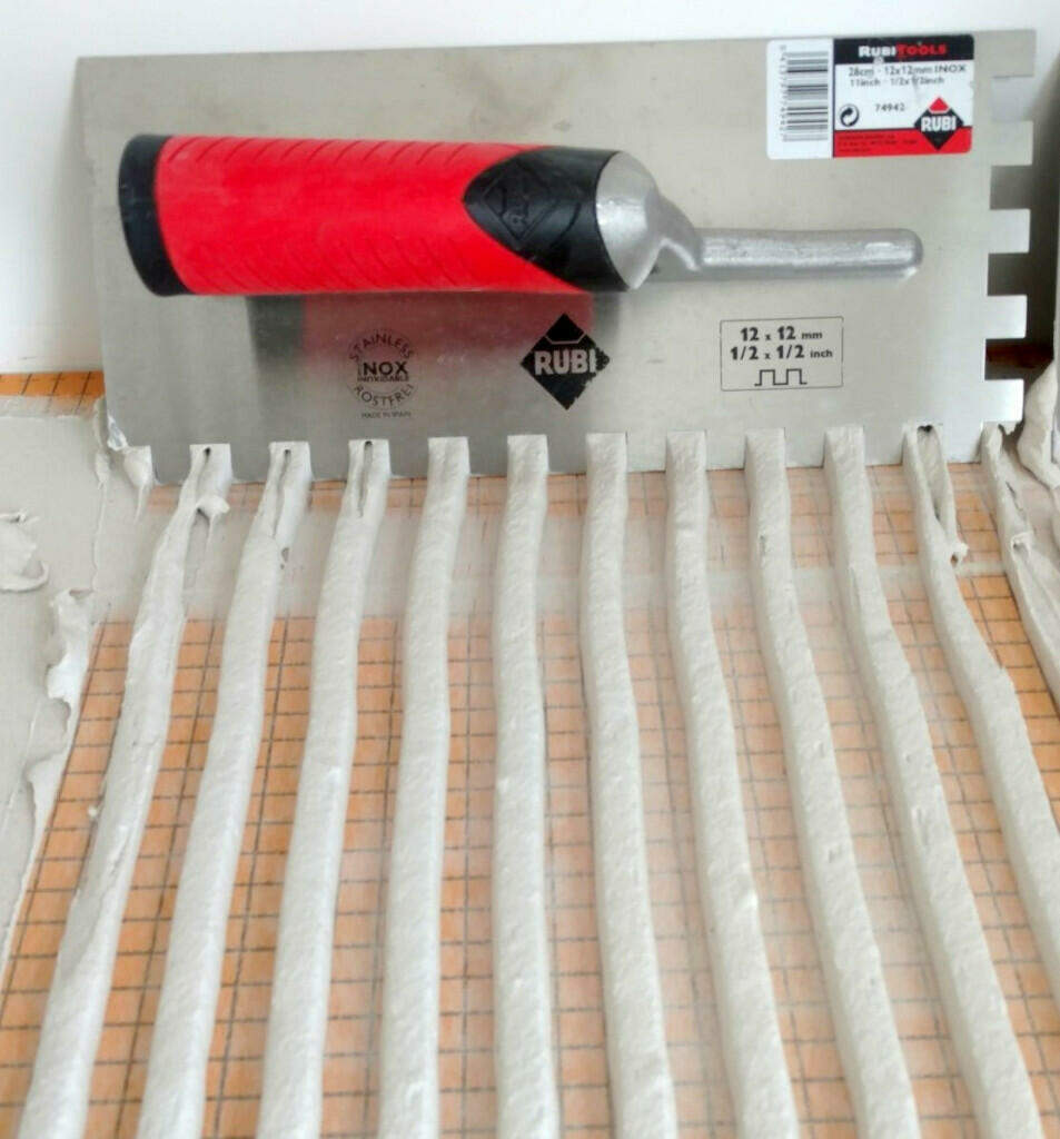 Choosing The Right Trowel Size For Tile, How To Pick The Right Tile Trowel