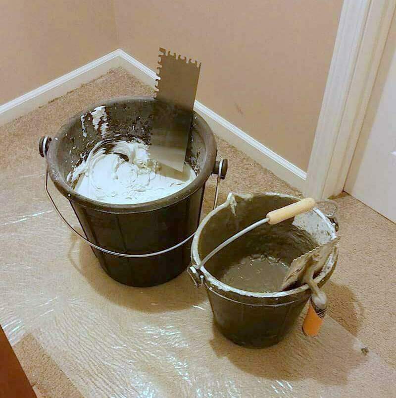 Must Have Tile Installation Tools - Rubber Buckets