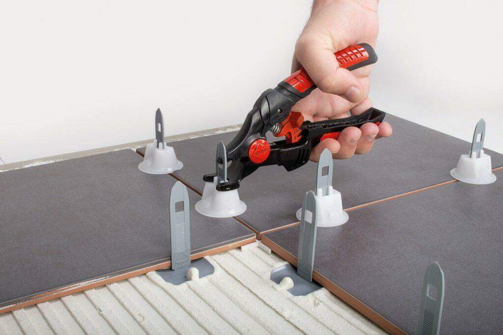 Tile installation tools for wood look tile