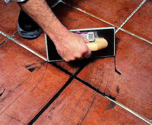 install ceramic floor tiles