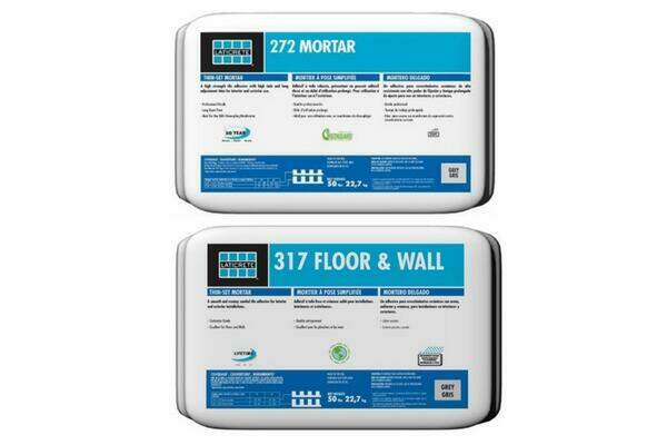 Modified or Unmodified Thinset - Laticrete 272 and 317