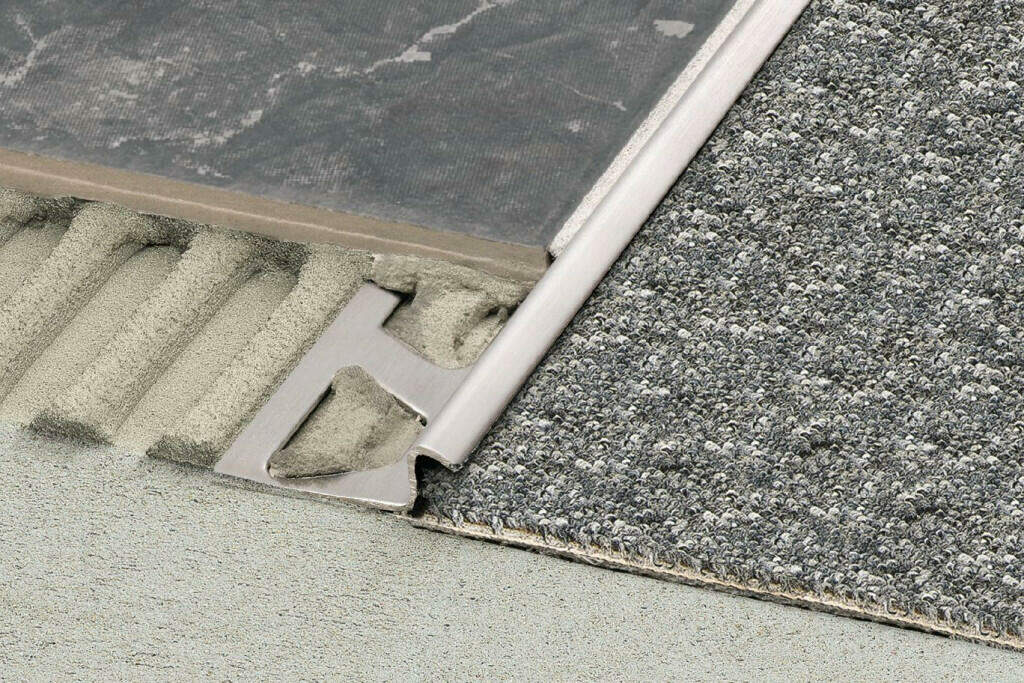 Tile to Carpet Transition Options - The Z-Bar Transition