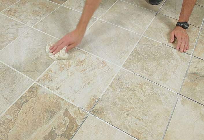 Tile & Grout Cleaning, Epoxy Color Sealing