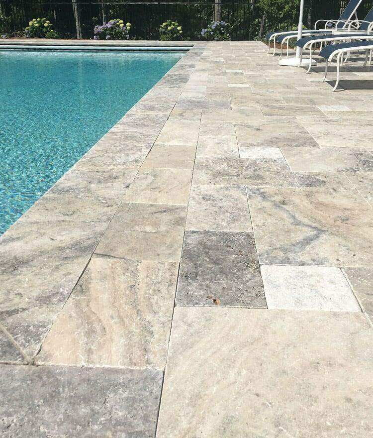 travertine outdoor tile