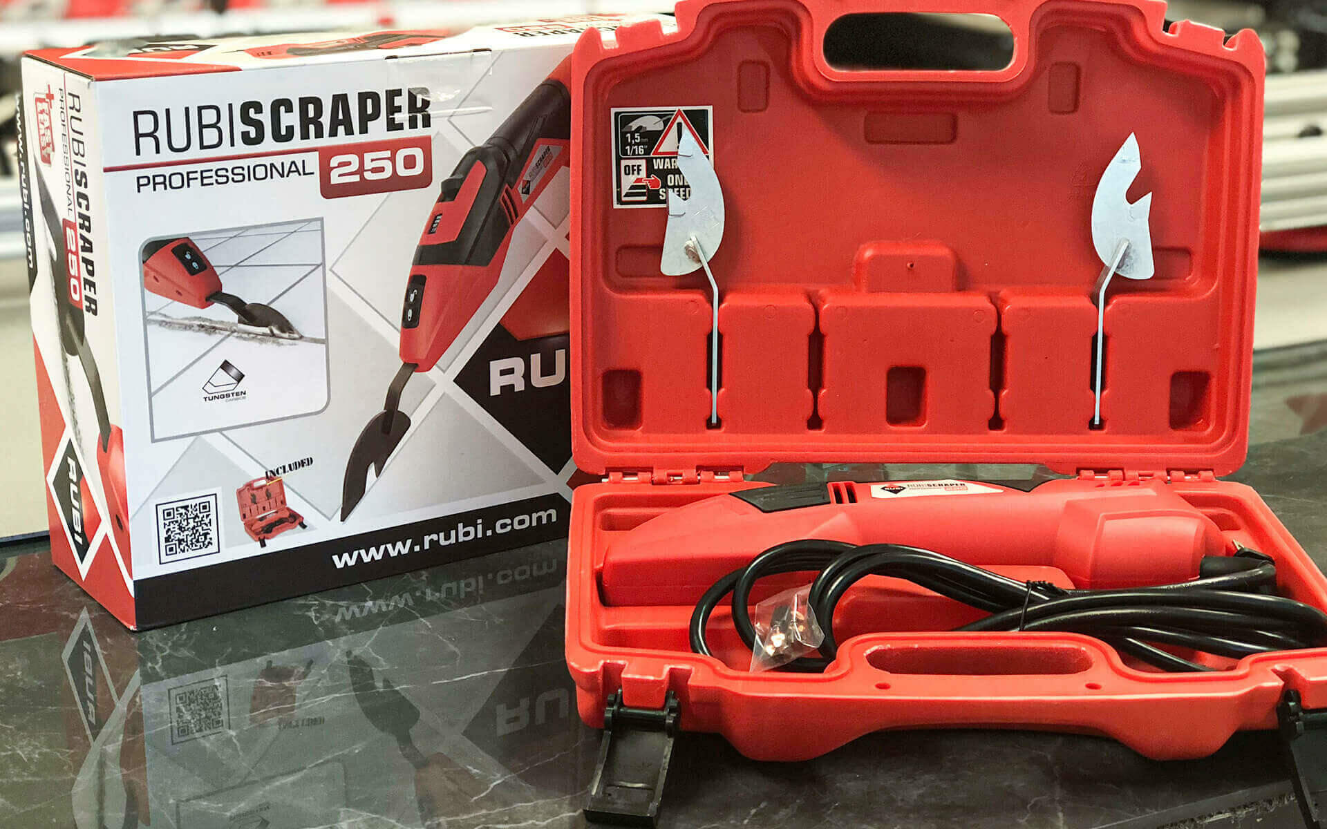 RUBISCRAPER-250 Electric Grout Scraper