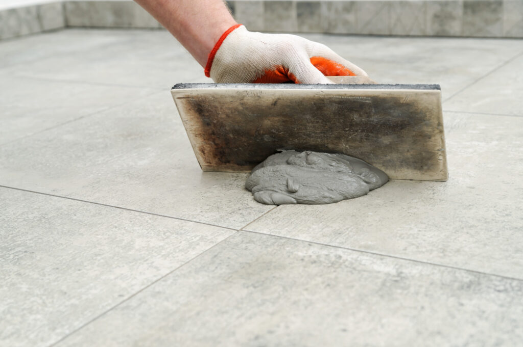 how to grout tile