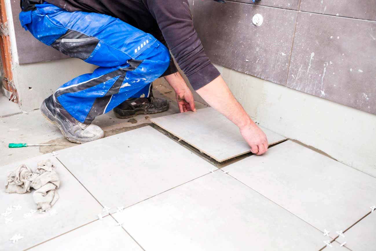 how to tile a floor