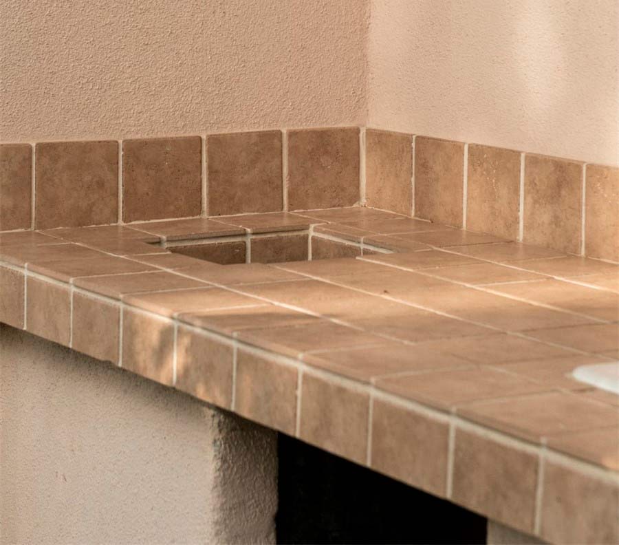 ceramic tile countertops