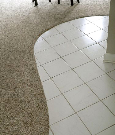 Tile to Carpet Transition