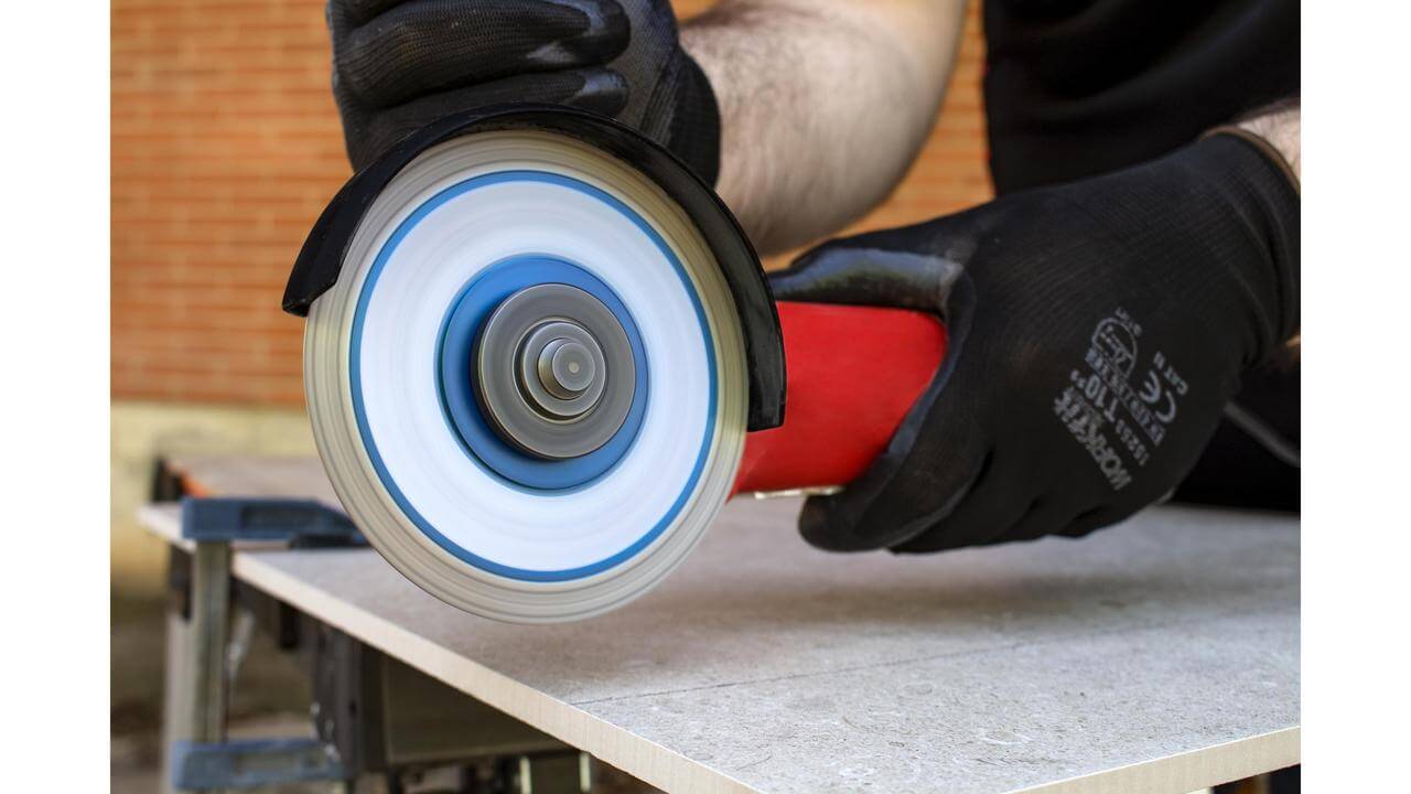 how to cut tiles with a grinder