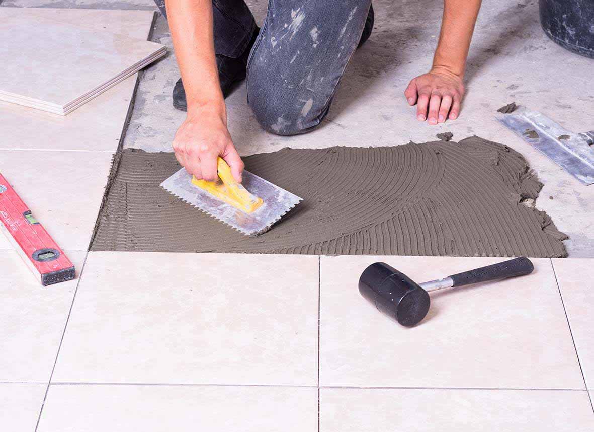 how to fix loose tile