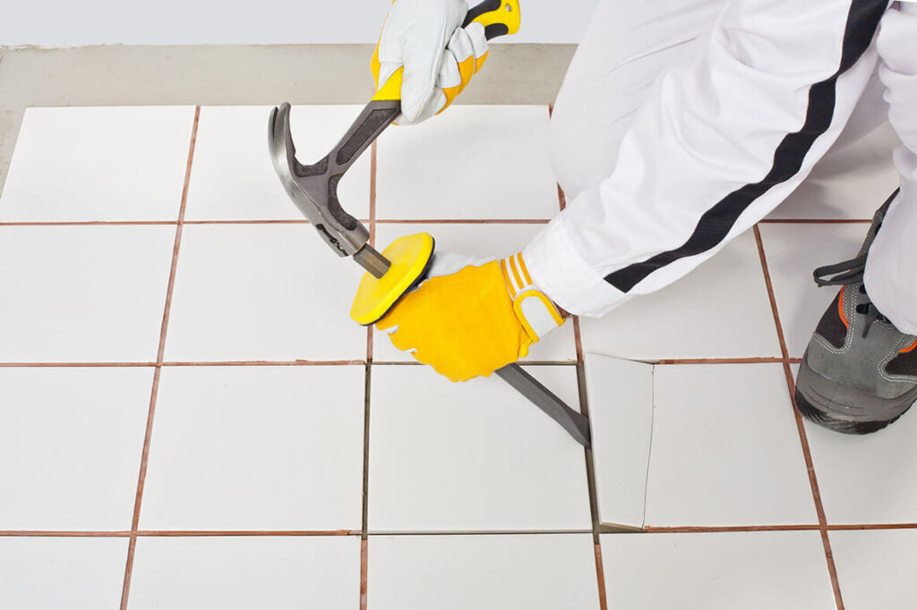 replacing ceramic tile