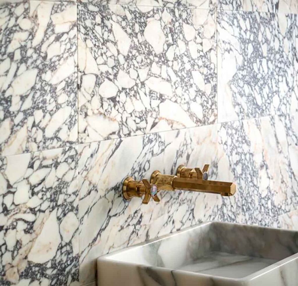 installing marble tile